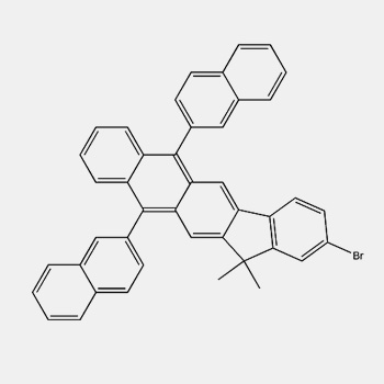 2-溴-13,13-二甲基-6,11-二-2-萘基-13H-茚并[1,2-B]蒽